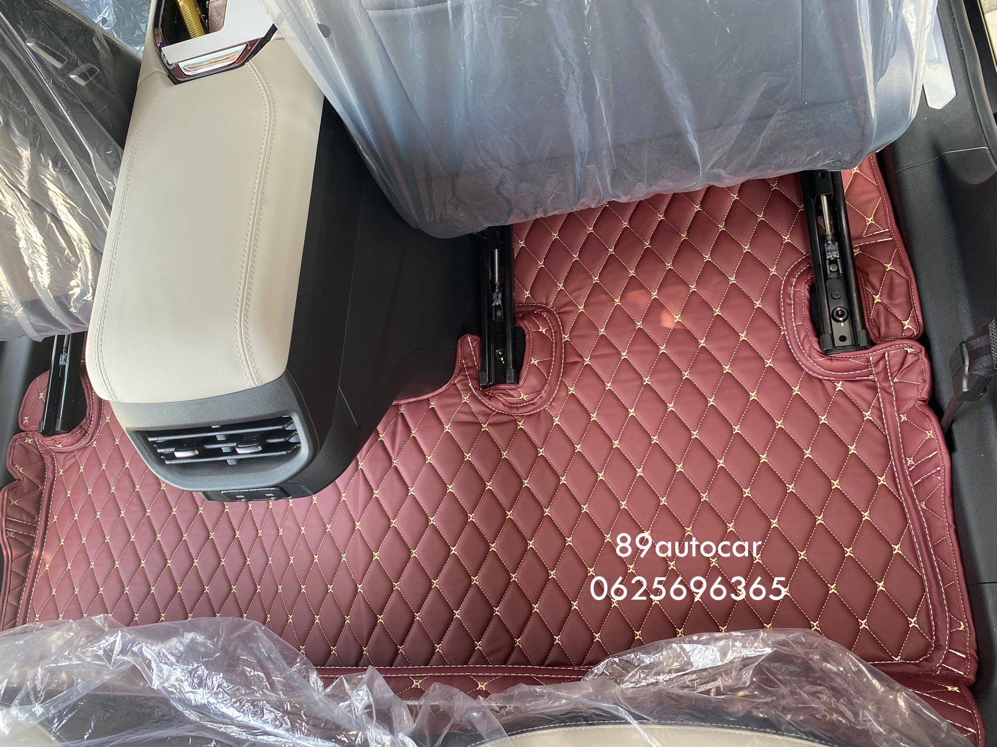 พรมรถยนต์ Haval H6 ปูพรมหกดี สีแดงเลือดหมู เต็มคัน