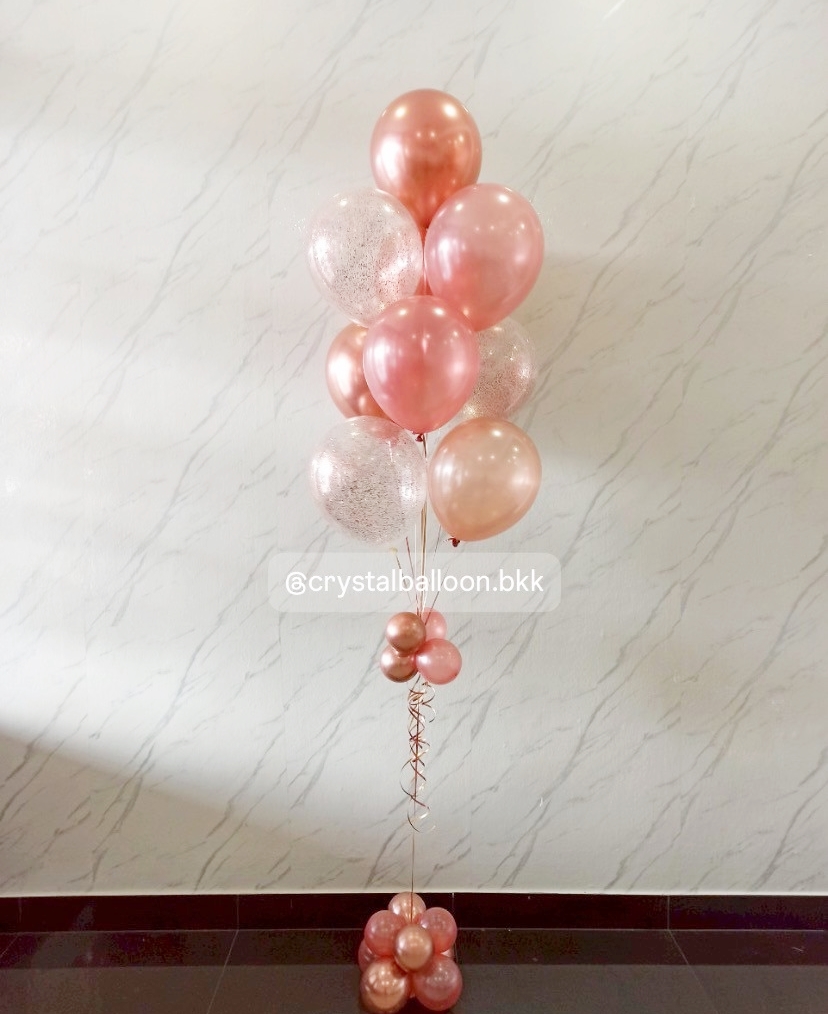 ลูกโป่งเซอร์ไพรส์ , ลูกโป่งช่อ 9 ลูก 1 ช่อ , พร้อมตกเเต่ง สามารถเปลี่ยนสีลูกโป่ง/ข้อความสามารถเปลี่ยนได้