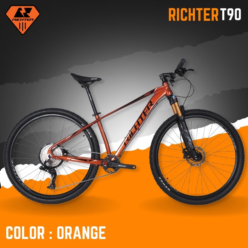 จักรยานเสือภูเขา RICHTER รุ่น T90 เกียร์ LTWOO AX 13 เฟรมTOP Aluminium ซ่อนสาย ลบรอยเชื่อม 2022