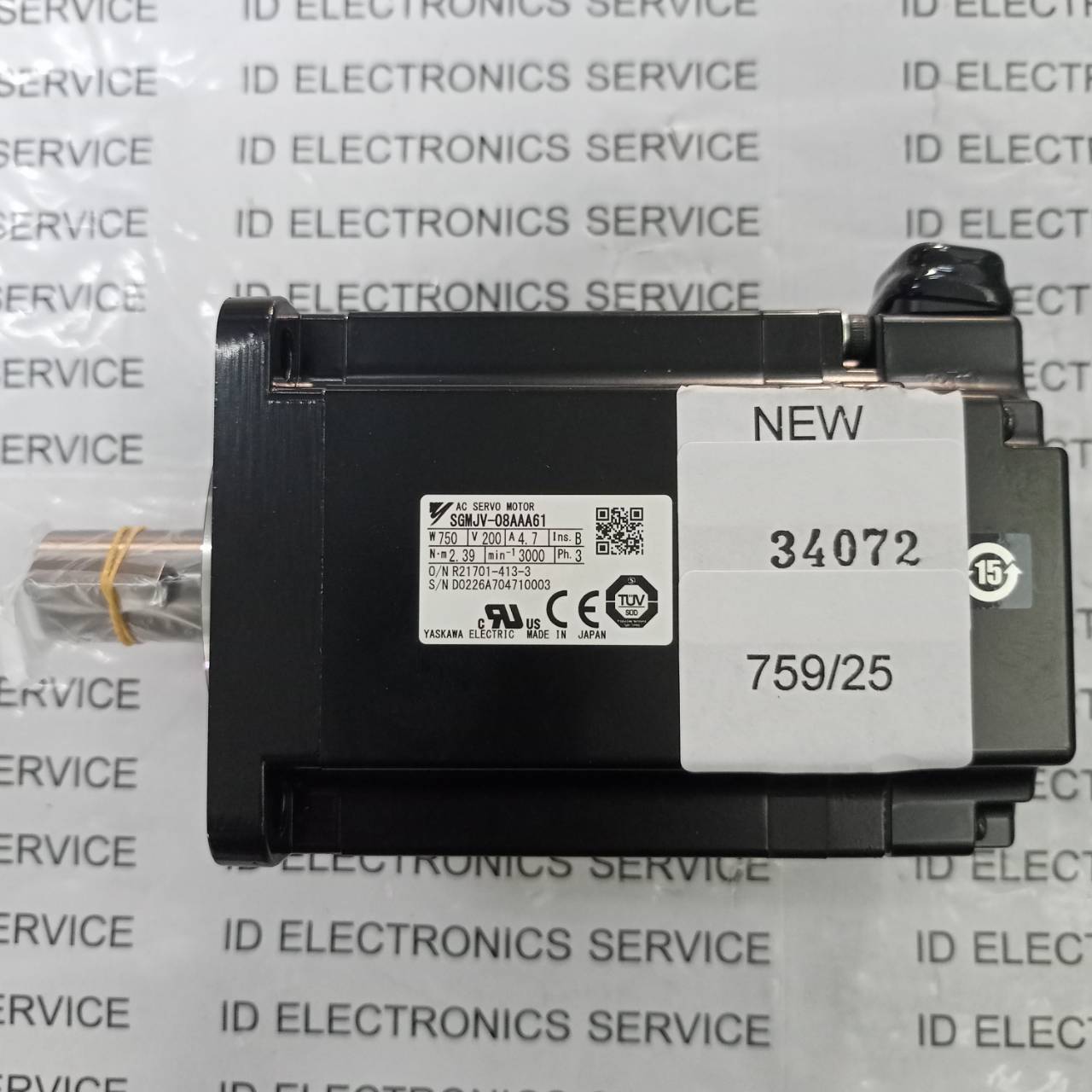SGMJV-08AAA61 SERVO MOTOR " YASKAWA "