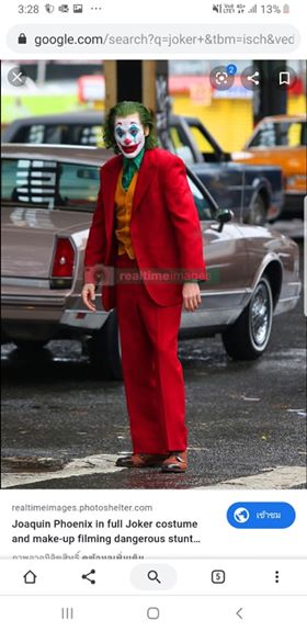 พร้อมเช่า ชุดสูทชาย สีแดงสด แต่งกระดุมดำ +เสื้อกั๊กสีส้มสด