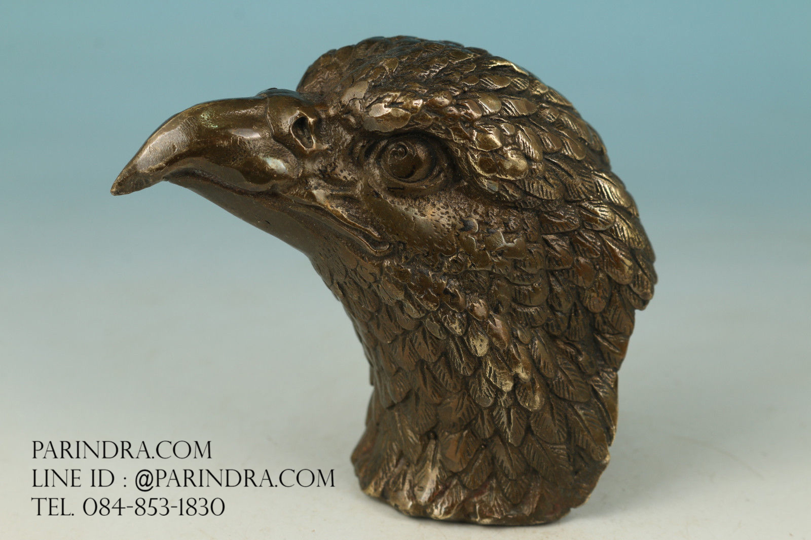 รูปหล่อทองเหลือง รูปหัวนกอินทรีย์ งานเก่า น่าสะสม