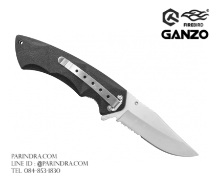 มีดพับ Ganzo กานโซ่ รุ่น Ganzo G617 ด้ามสีดำ ของแท้ 100%