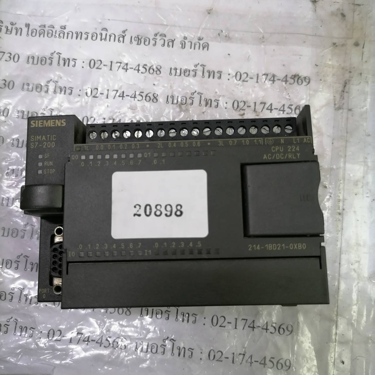 6ES7 214-1BD21-0XB0 PLC " SIEMENS "