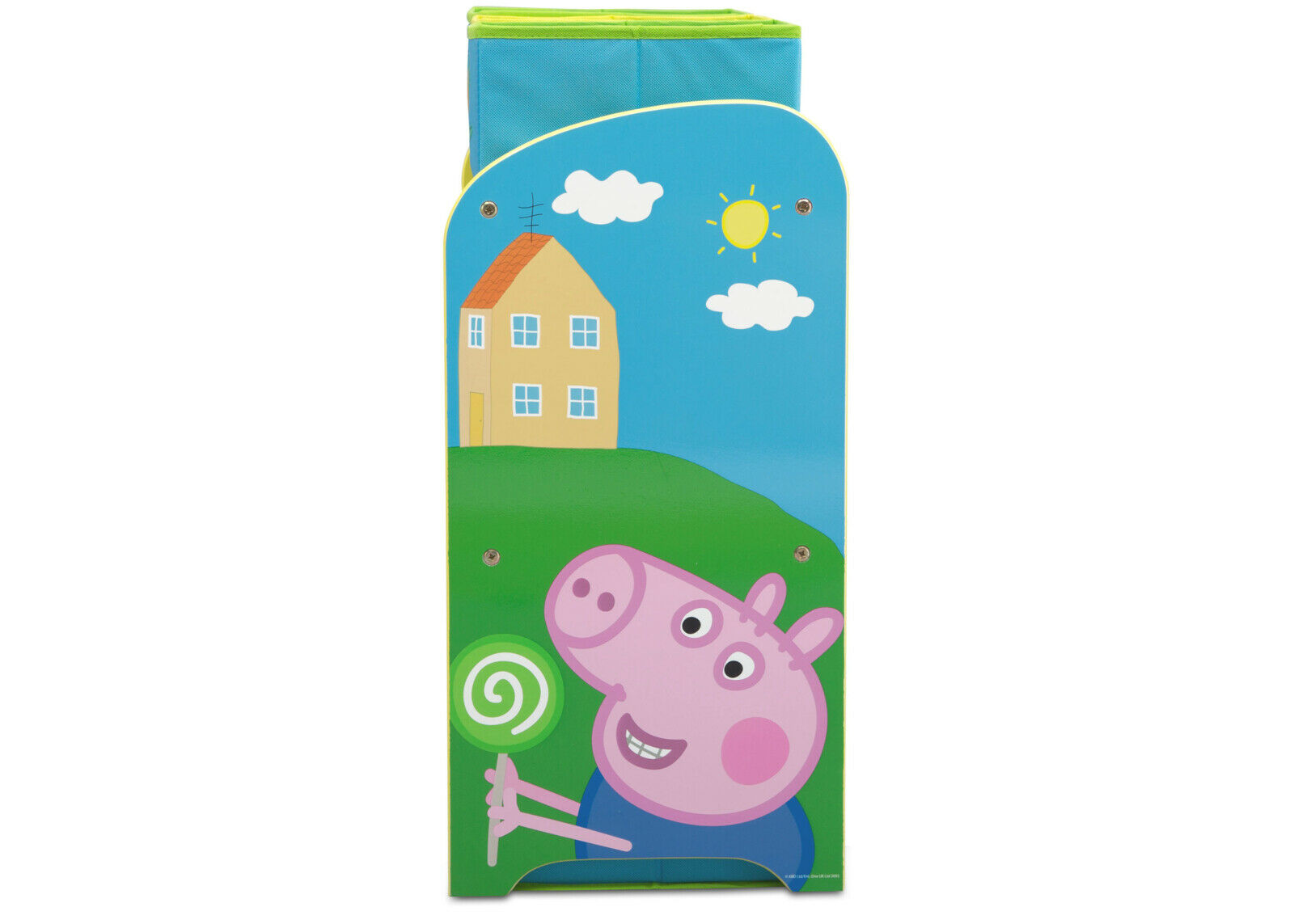 Peppa Pig Multi-Bin Toy Organizer, Kids Room Storage Organizer by Delta Children