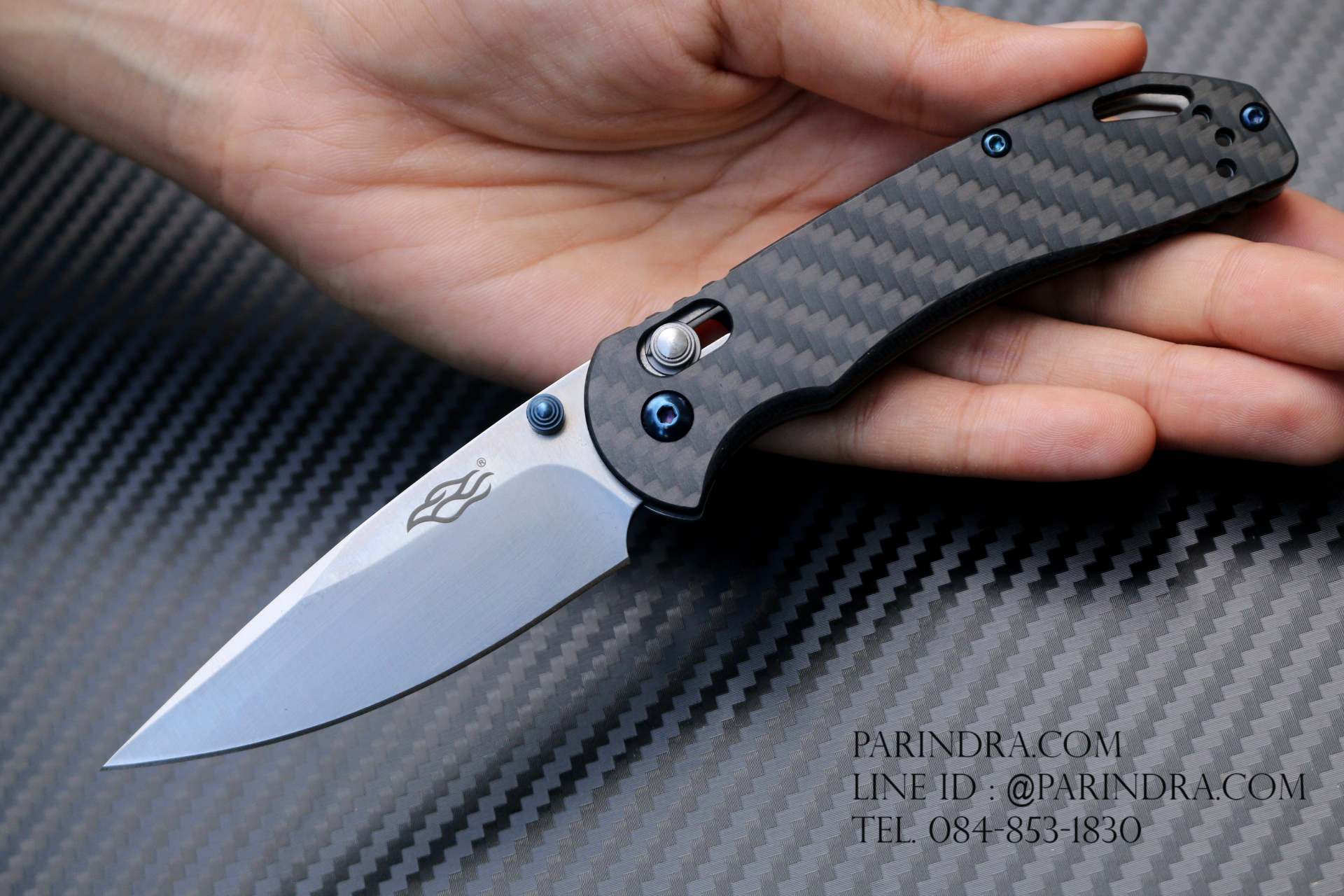 ใหม่ !!! มีดพับ Ganzo Firebird รุ่นเล็ก F753M1-CF ด้ามคาร์บอนไฟเบอร์ ของแท้ 100%