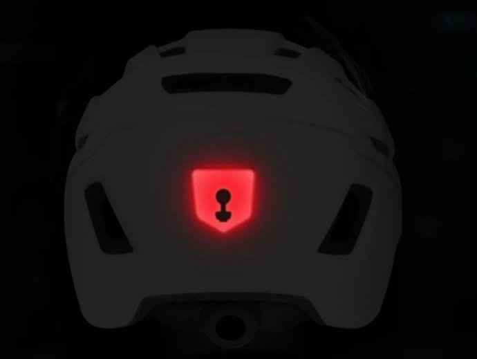 DAHON Integrated Helmet with USB Light | หมวกจักรยานพร้อมไฟท้ายและแว่นกันแดด | รอบศีรษะ 57-63 cm