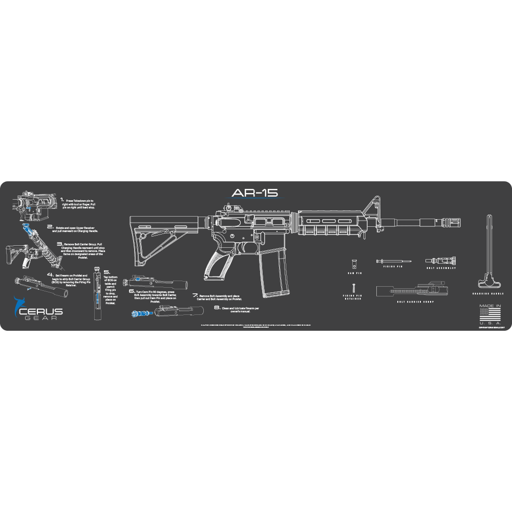 AR-15 INSTRUCTIONAL MAGNUM XXL CHARCOAL GRAY PROMAT
