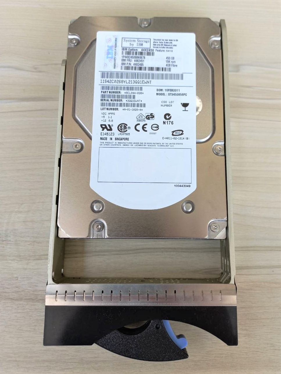 44X2495 IBM 4Gbps FC, 450 GB15K E-DDM. Refurbished; Warranty 12 Months.Shipping is included.