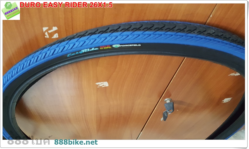 ยางนอกขอบลวด DURO Easy Rider ขนาด 26x1.5 ขอบสี ,DB-7053