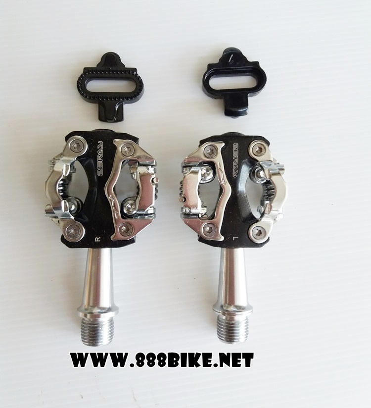 บันไดเสือภูเขา ZERAY MTB Clipless Pedal, ZP-108S (พร้อมคลีท)