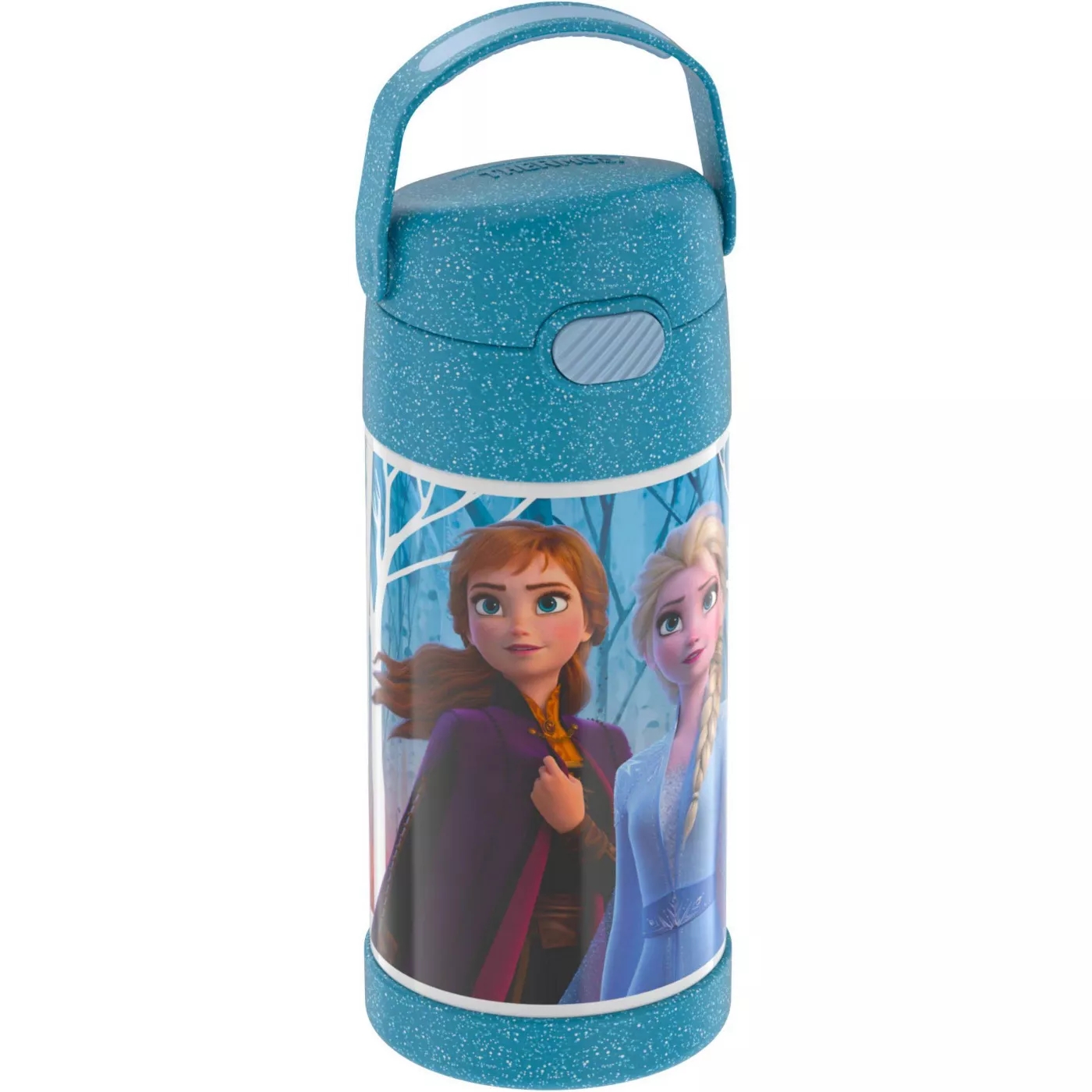 กระติกน้ำเก็บความเย็น Thermos Frozen 2 12oz FUNtainer Water Bottle with Bail Handle - Blue Glitter