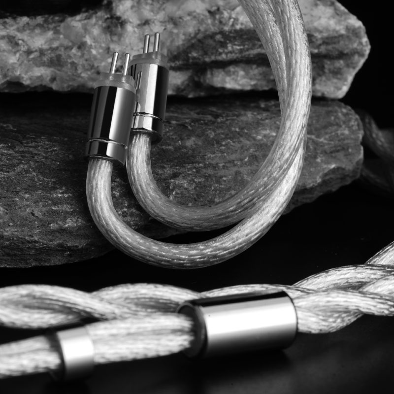 Simgot LC7 สายอัพเกรดหูฟัง OFC+ชุบเงิน โครงสร้าง Coaxial Litz เปลี่ยนหัวแจ็คได้