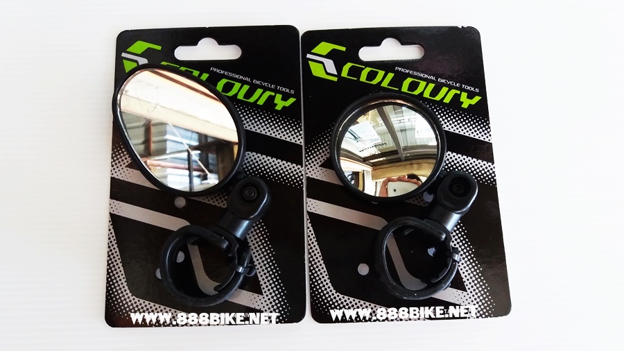 กระจกมองหลัง ติดปลายแฮนด์จักรยาน COLOURY Bicycle Mirror