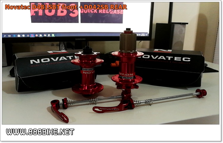 ดุมดิส ดุมเสือภูเขา Novatec , D042SB,041SB หน้า/หลัง 32H ,36H โม่อลู