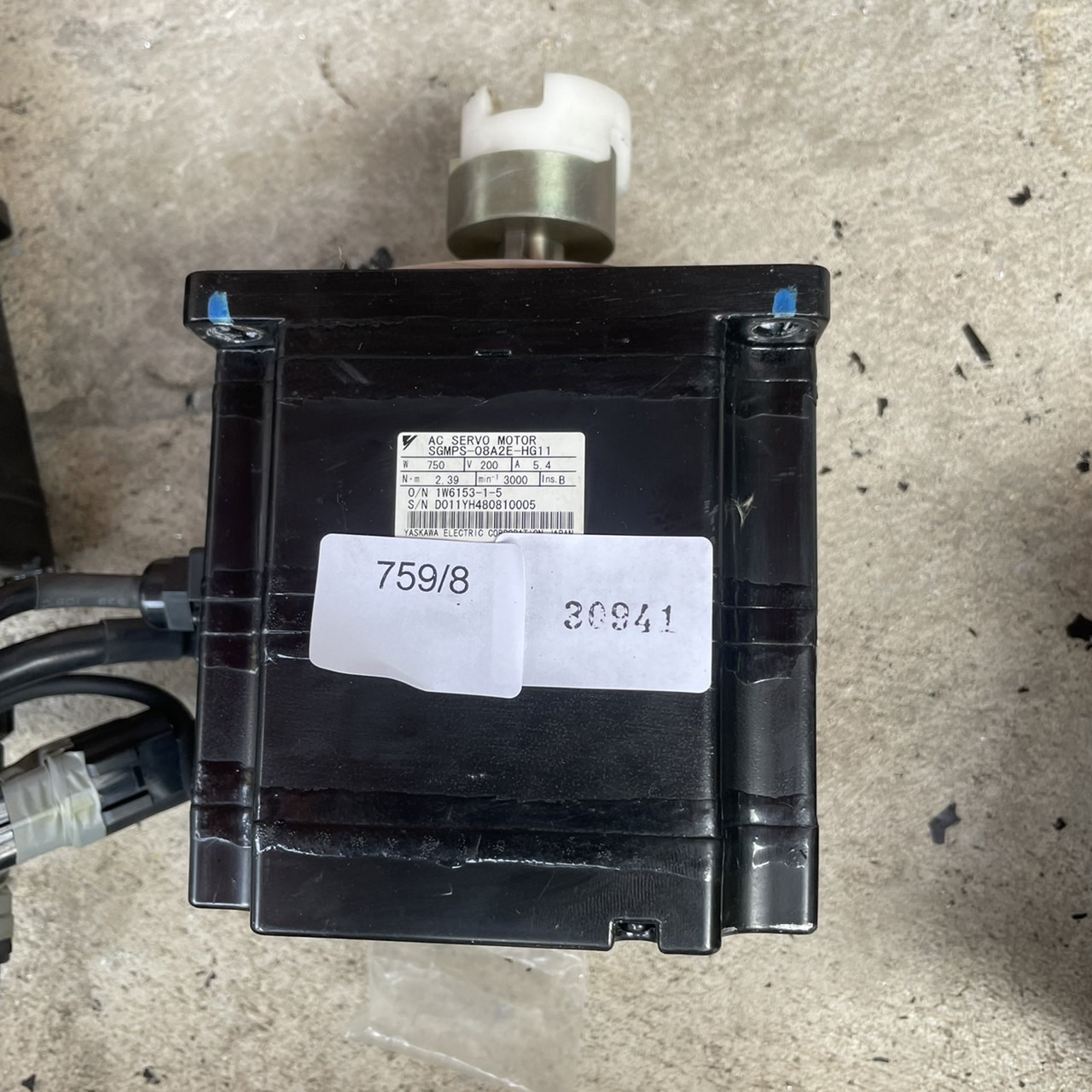 SGMPS-08A2E-HG11 SERVO MOTOR " YASKAWA "