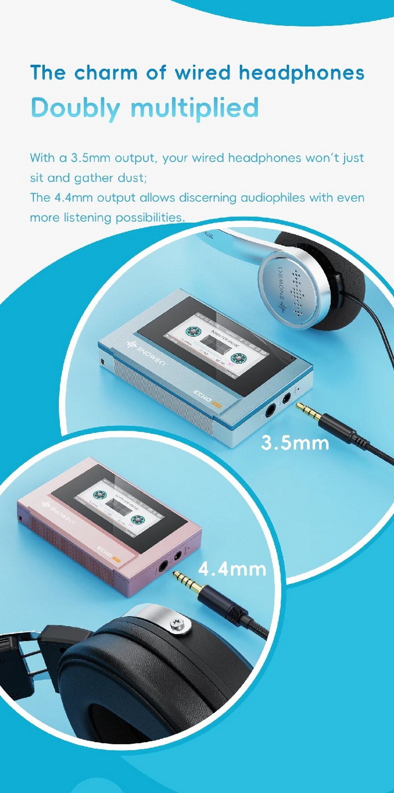 Snowsky Echo Mini DAP เครื่องเล่นพกพา lossless ชิป Dual CS43131 รองรับ Hi-Res ประกันศูนย์ไทย