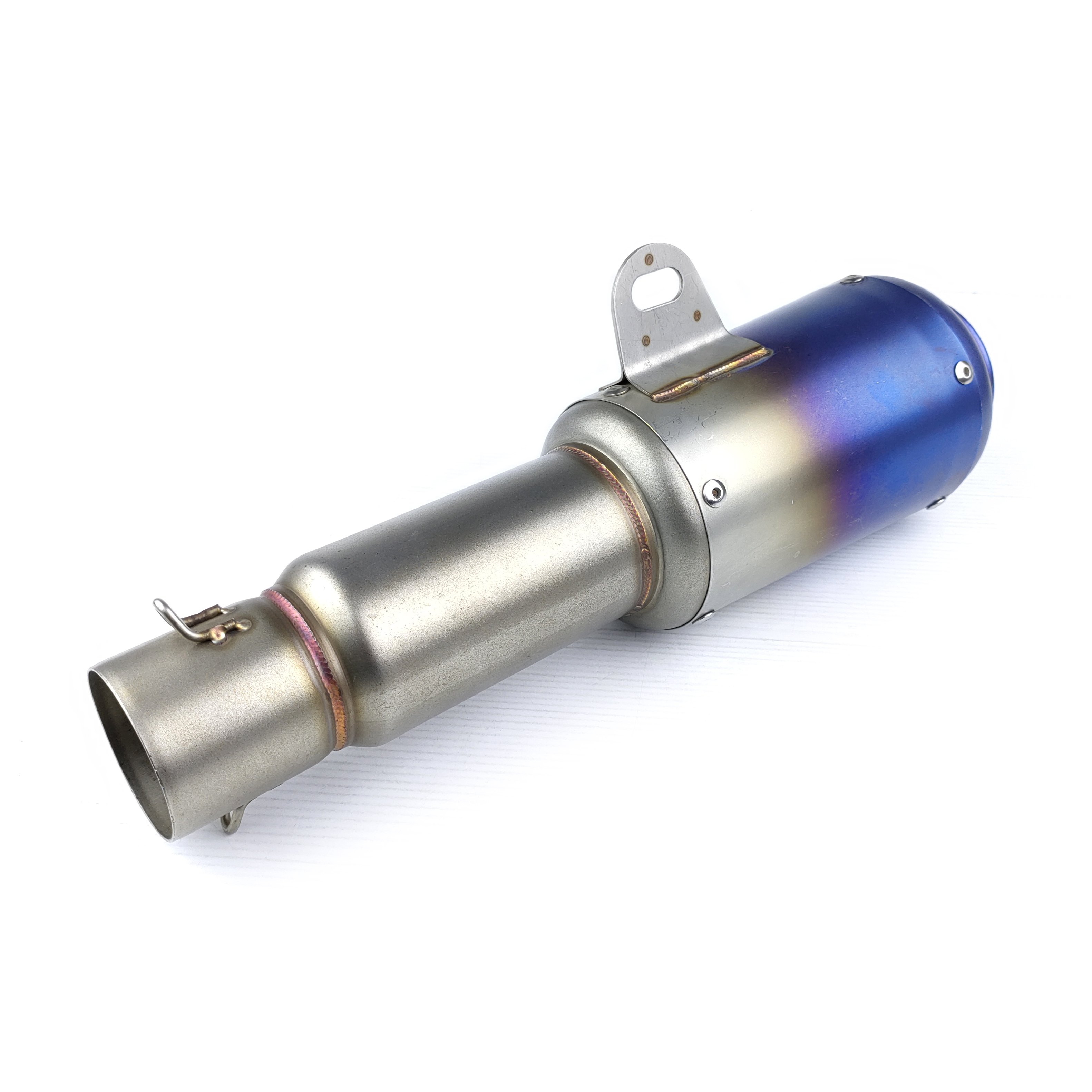 ปลายท่อสูตร ปลายท่อแต่ง Akrapovic สวมคอ 2 นิ้ว สีเทไท