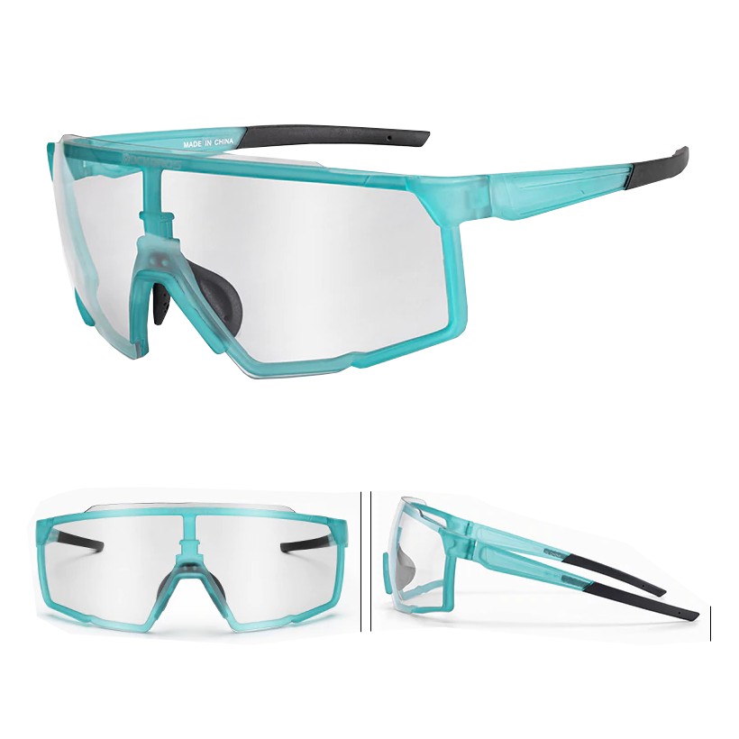 แว่นตา ROCKBROS SP22BL Glasses Photochromic Lens กรอบฟ้า