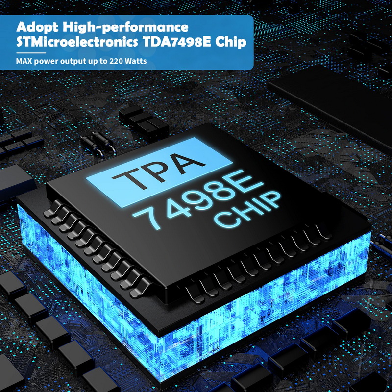 Fosi Audio TP-02 Subwoofer Amplifier ClassD ชิป TDA7498E ประกันศูนย์ไทย