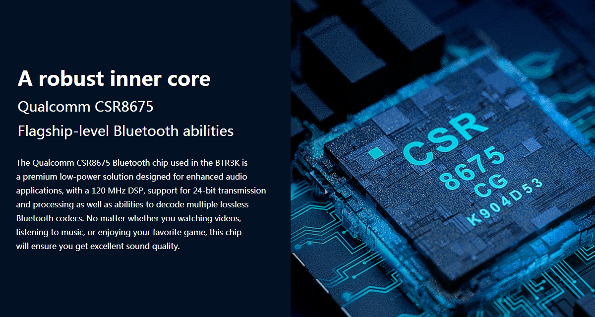 FiiO BTR3K DAC/AMP ตัวรับสัญญาณรองรับ Bluetooth 5.0 aptX , aptX LL , aptX HD , LDAC