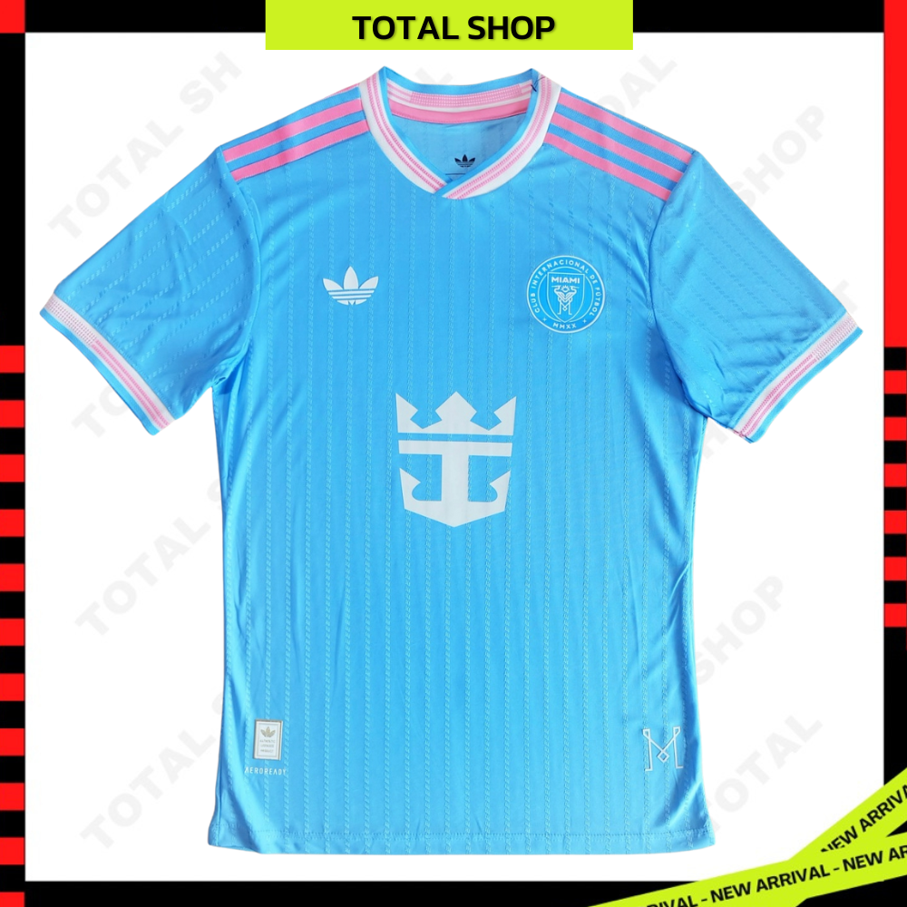 Inter Miami 2025/26 Third Jersey Player Grade เสื้ออินเตอร์ไมอามี่ เกรดนักเตะ ชุดแข่งสาม ฟ้า ฤดูกาลใหม่
