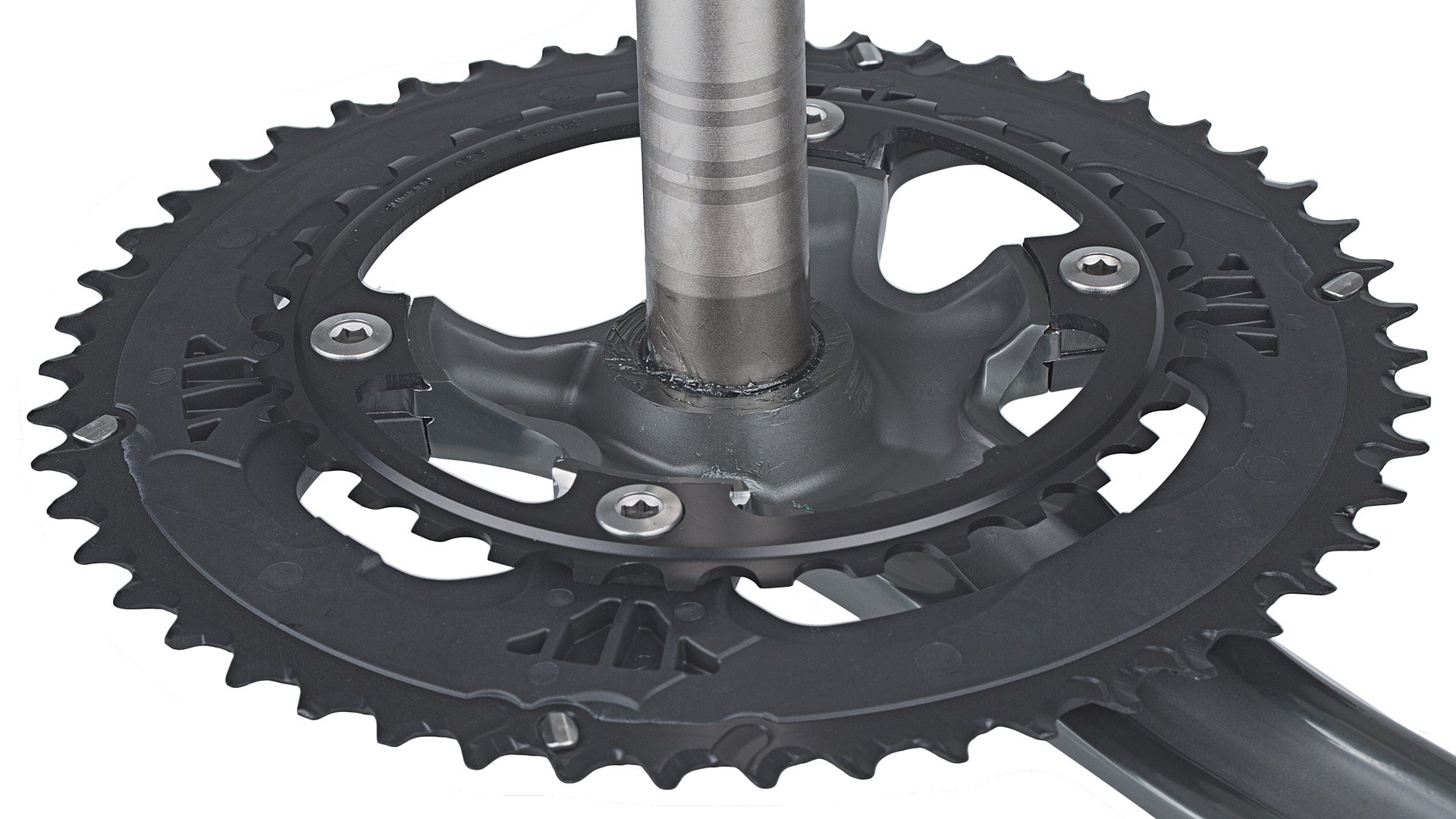 จาน 2 ชั้น TIAGRA, FC-4700, COMPACT, 50x34T, 170MM, 172.5MM, มีกะโหลก (MALAY)