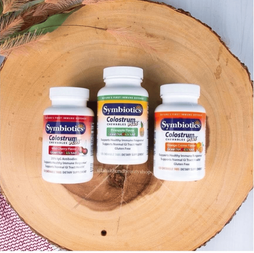 Symbiotics, Colostrum Plus, Orange Crème Flavor, 120 Chewable Tabs