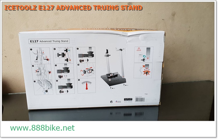 เครื่องมือขึ้นซี่ลวด/ตั้งล้อ แท่นขึ้นล้อ ICETOOLZ E127 Wheel Truing Stand, ITBT010166