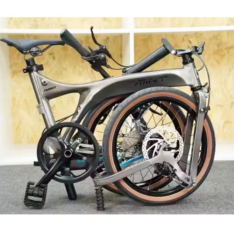 MINT PARROT จักรยานพับได้ 18 นิ้ว 9 สปีด ดิสก์เบรก | น้ำหนักเบา 11.8 กก.