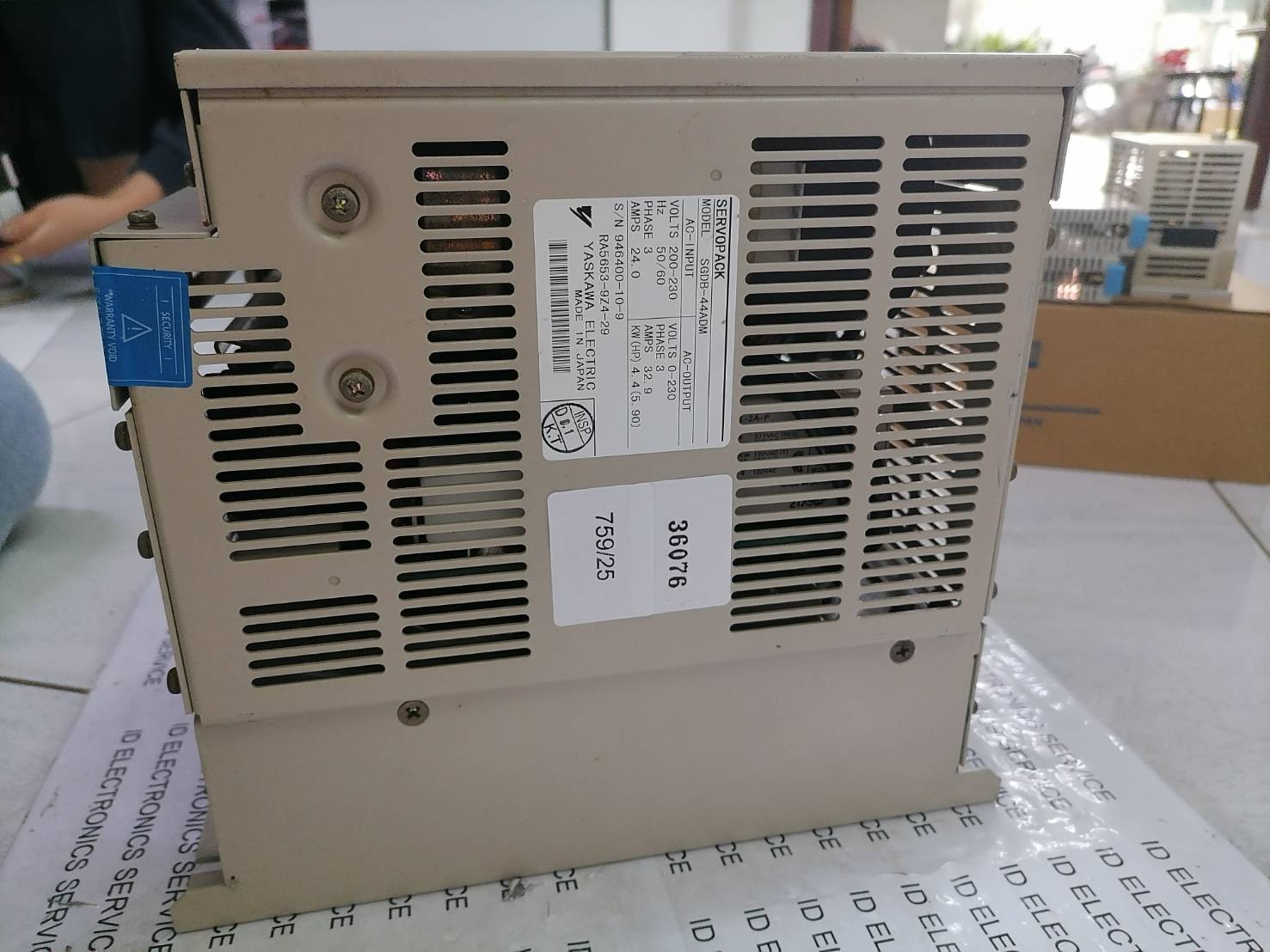 SGDB-44ADM SERVO DRIVE " YASKAWA "