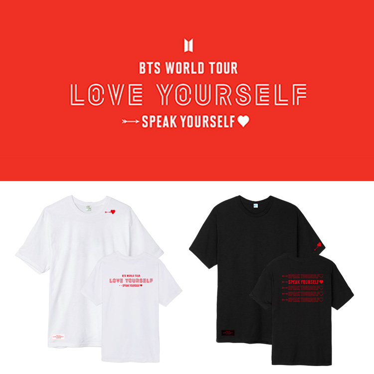 เสื้อยืด เสื้อแฟชั่นไอดอล #BTS LOVE YOURSELF (ระบุแบบ ไซส์ ที่หมายเหตุ)