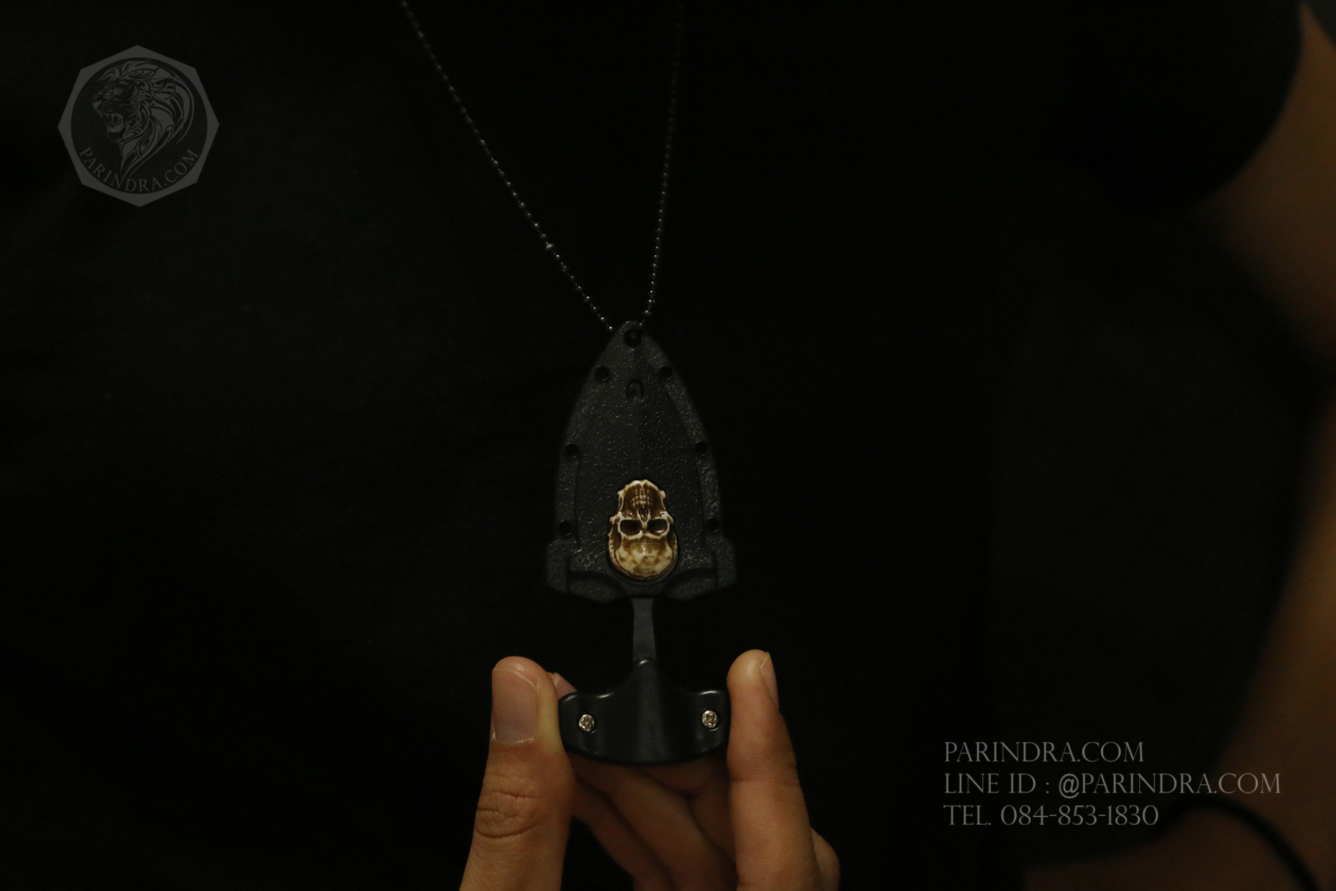 มีดห้อยคอ มีดชก ปลอกรูปหัวกระโหลก