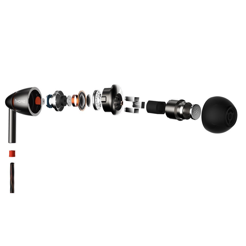 ขาย 1MORE Quad Driver สุดยอดหูฟัง Hybrid 4 ไดรเวอร์ 3BA + 1Carbon Dynamic ตัว Top ระดับ HiFi