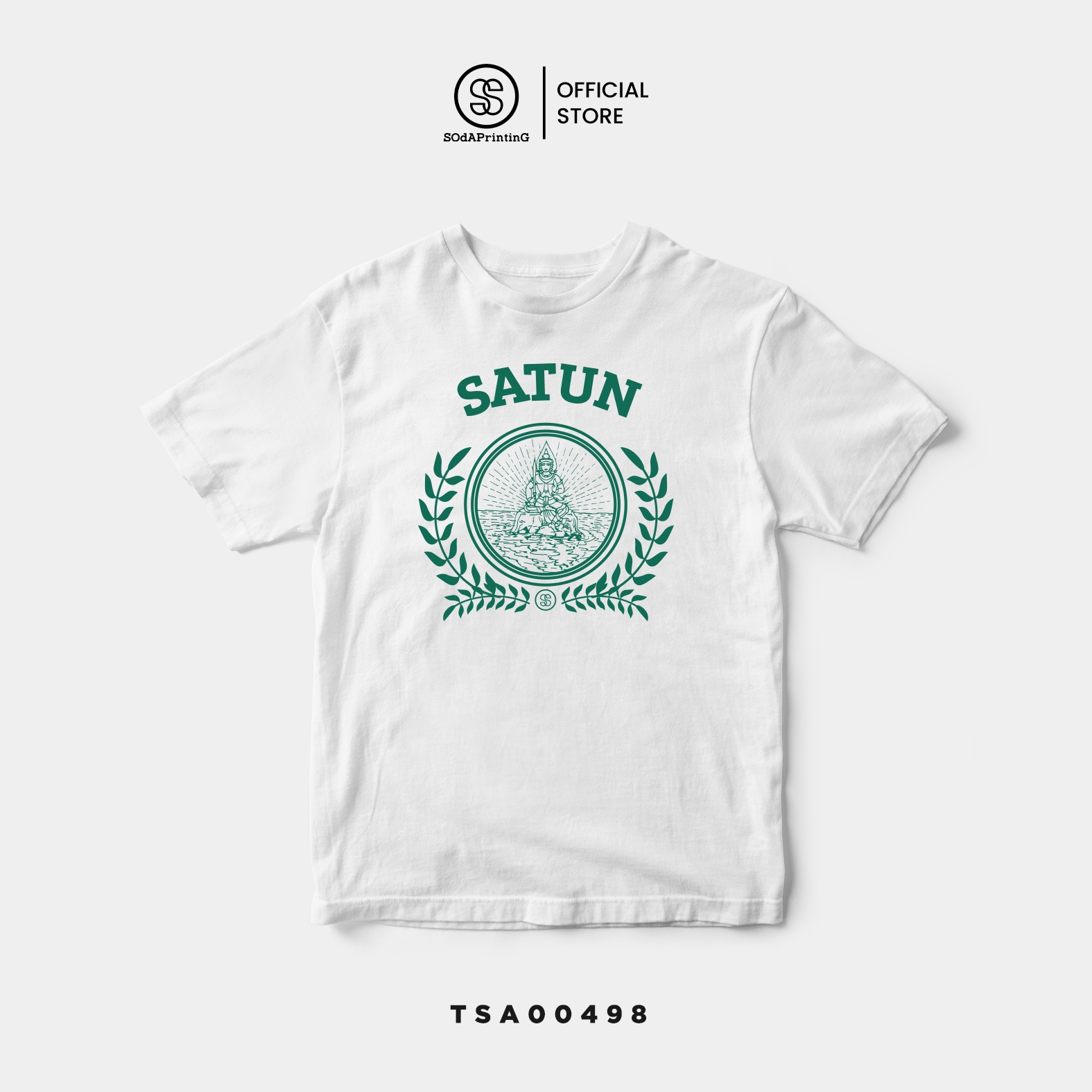 เสื้อยืด พิมพ์ลาย ตราสัญลักษณ์จังหวัดสตูล Satun รหัส TSA00498 #ตราสัญลักษณ์จังหวัด #SOdAtee #SOdAPrintinG