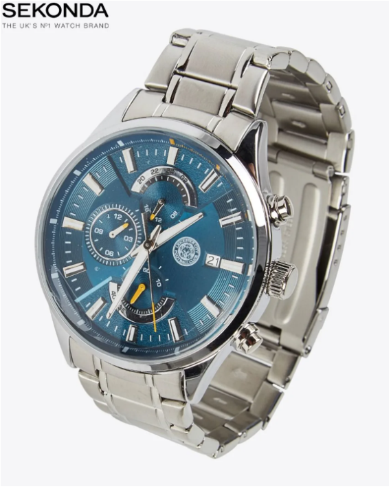 นาฬิกาข้อมือเลสเตอร์ ซิตี้ Leicester City Silver Watch ของแท้
