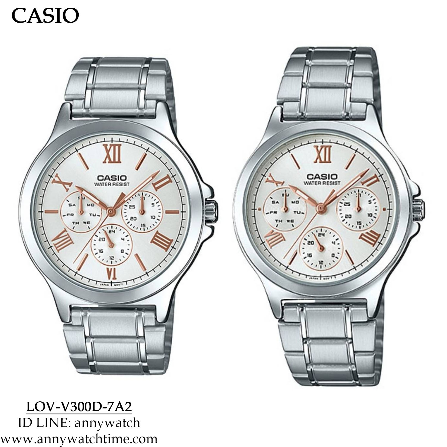CASIO LOV-V300D-7A2
