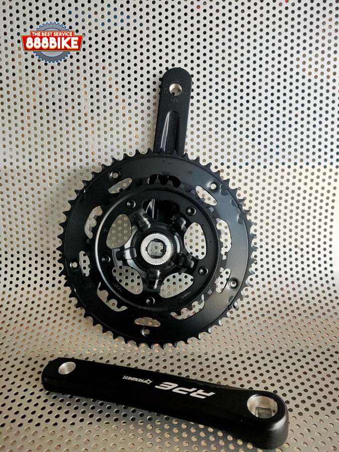 จานหน้า PROWHEEL RPE-421 50-34T Chainwheel ROAD Crankset ขาจาน 170mm.