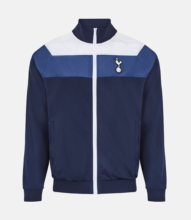 เสื้อแจ็คเก็ตทอตนัมฮอตสเปอร์ Colour Block Zip Through ของแท้