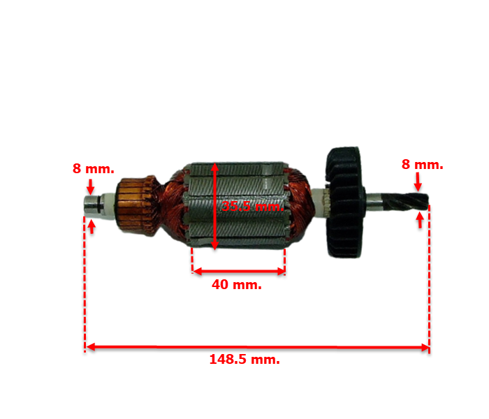 ทุ่น สว่านโรตารี่ ฮิตาชิ Hitachi DH24PC3, DH24PB3, DH26PC