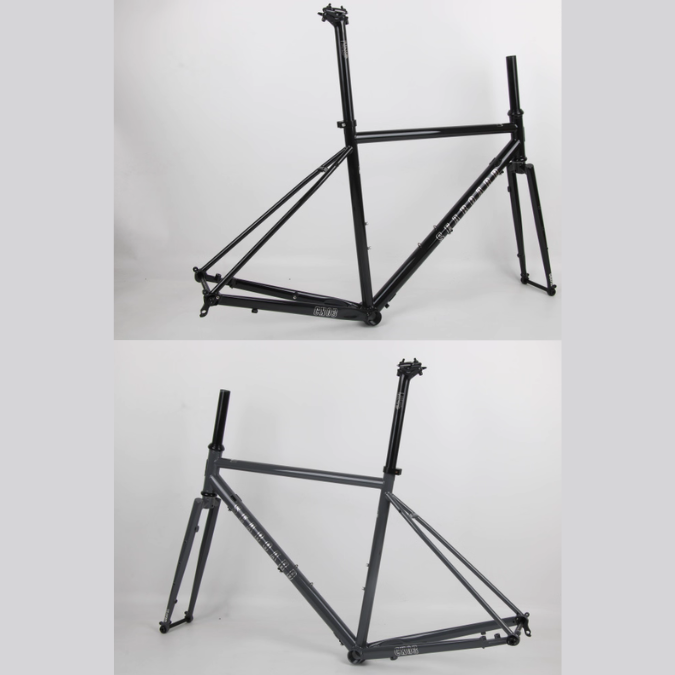 เฟรมจักรยาน SEABOARD CX03 Gravel เซ็ตเฟรมโครโมลี่ ล้อ 700C แกนใหญ่ Thru-Axle – ปั่นได้ทุกเส้นทาง