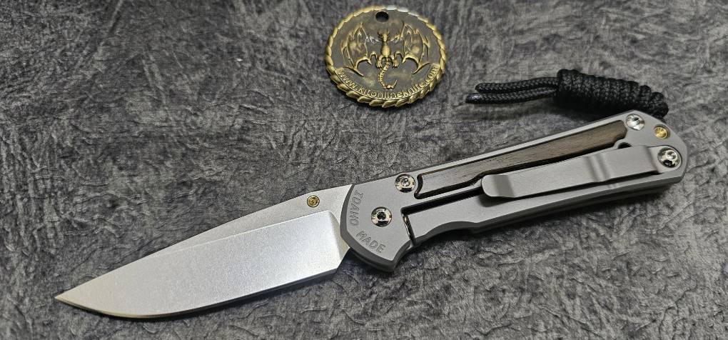 Chris Reeve Small Sebenza 31 Inlay LH Macassar Ebony CPM Magnacut(มือซ้าย)