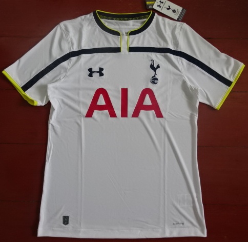 เสื้อฟุตบอล ทีมสโมสรท็อตแน่ม ฮ็อทสเปอร์ ชุดเหย้า 2014/15 ใหม่ L-Size / TOTTENHAM HOTSPUR Football Shirt Home Kit 2014/15 Jersey NEW L-Size