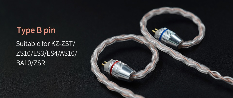 ขายสาย KZ Premium PLUS สาย OFC ทองแดงผสมเงินถัก เพิ่มคุณภาพเสียง