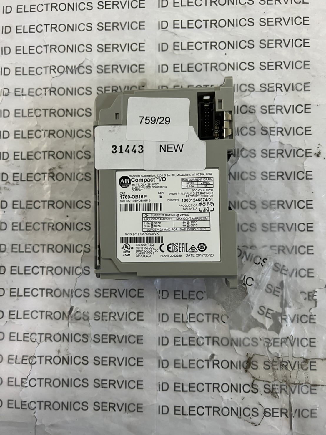 1769-OB16P PLC " ALLEN-BRADLEY "