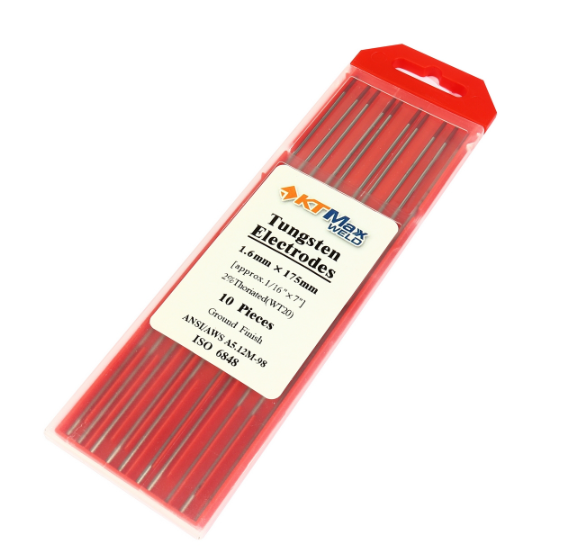 ลวดทังสเตนสีแดง 1.6MM เครื่องเชื่อม เคที แม็กซ์ เวลด์ รุ่น WT20 (10PCS/1PAC) Pn.KT-M022-WT16 ##