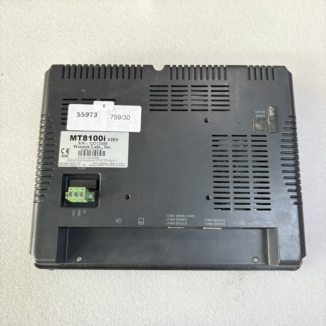 MT8100I V2EV HMI " WEINTEK "