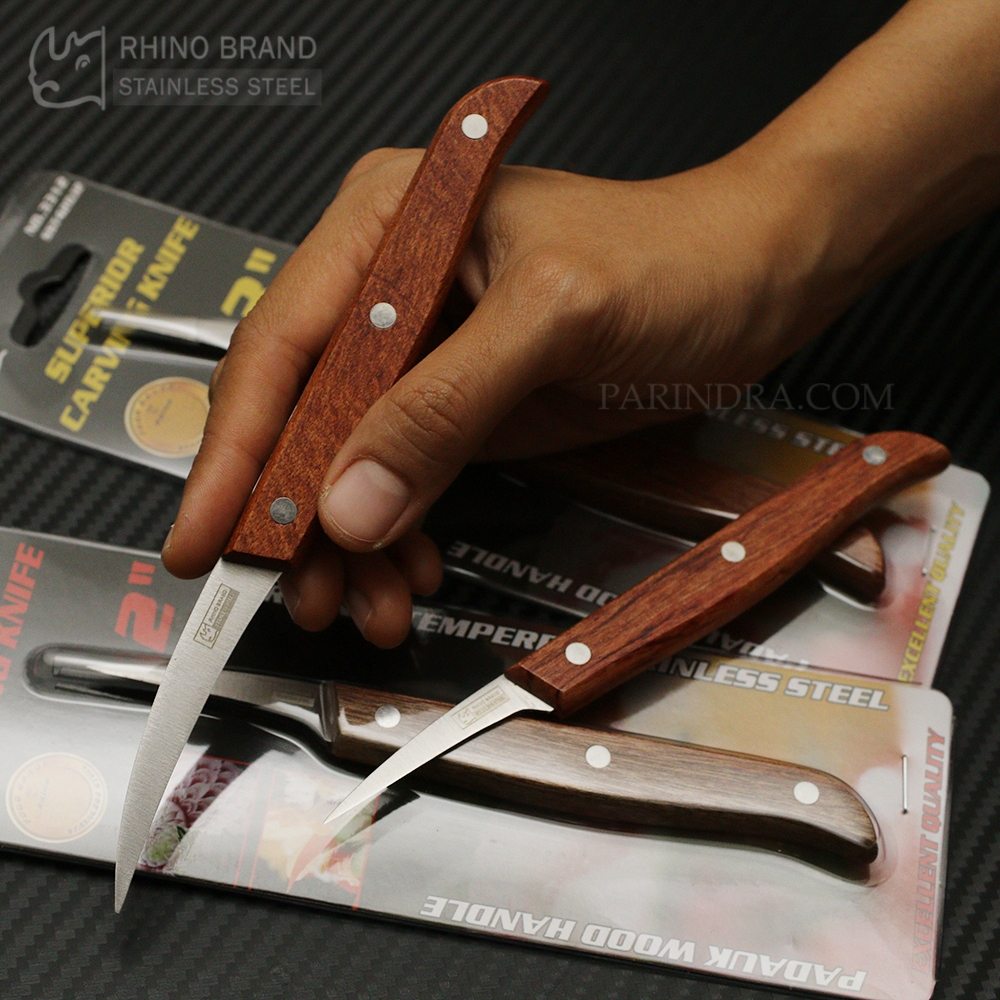 มีดแกะสลัก RHINO BRAND No.2312 / 3312 SUPERIOR CARVING KNIFE แกะสลักผัก ผลไม้ (ของแท้)