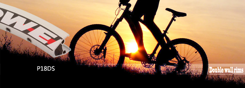 ขอบล้ออลูมิเนียมสองชั้น 700C 36H "Power Cycle) สูง 50 มม.,P14DT-50 (ขาย/วง)