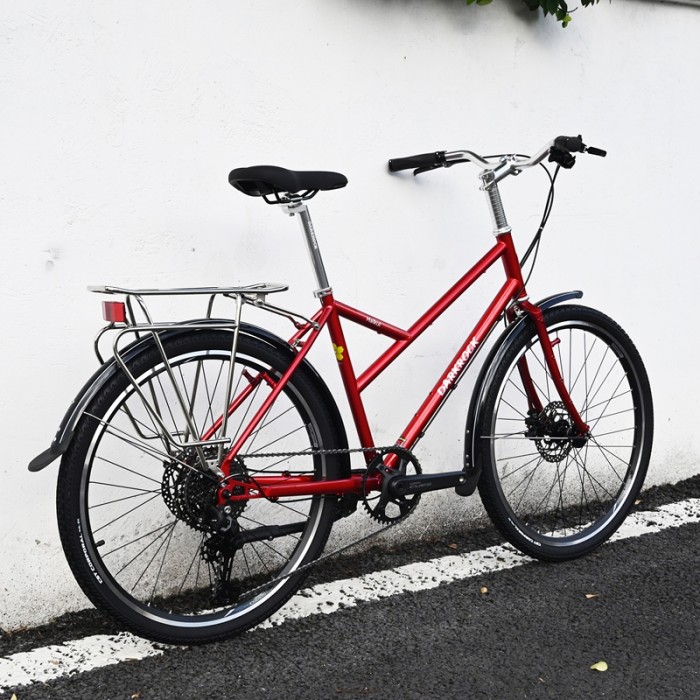 Darkrock Haikui Retro Bike 26 นิ้ว – จักรยานทัวร์ริ่งเหล็กโครโมลี่ 11 สปีด Shimano CUES U6000 พร้อมดิสก์เบรก | จักรยานทัวร์ริ่งระยะไกลคุณภาพสูง
